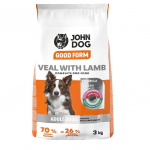 JOHN DOG Good Form Medium an large breeds Veal with lamb - dry dog food - 3kg
