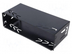 Car radio mounting half frame | JVC,Kenwood | Colour: black