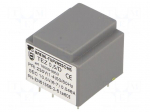 Transformer: encapsulated | 0.5VA | 230VAC | 10.5V | 47.6mA | IP00 | 50g