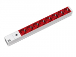 Bachmann - Regleta de 8 tomas, 48,3 cm power extension 2 m 8 AC outlet(s) Indoor