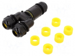Connector: AC supply | screw terminal | IP68 | Body: black
