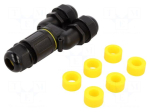 Connector: AC supply | screw terminal | IP68 | Body: black
