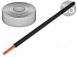 Wire | H07V2-K | stranded | Cu | 35mm2 | PVC | black | 450V,750V | Class: 5