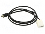 Aux adapter | Jack 3.5mm socket,Quadlock | Citro&euml;n,Peugeot | screw