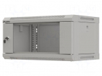 Enclosure: rack cabinet | Standard: 19" | 4U | grey | Z: 350mm | X: 540mm