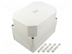 Enclosure: multipurpose | X: 130mm | Y: 180mm | Z: 137mm | TK PC | grey
