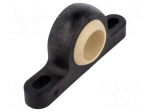 Bearing: pillow block | &Oslash;int: 30mm | lubricant-free