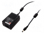 Power supply: switched-mode | 5VDC | 4A | Out: 5,5/2,1 | 20W | 85&divide;264VAC