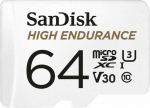 SanDisk 64GB High Endurance, memory card&nbsp;(white, Class 10, V3, U3)