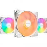 Be quiet Light Wings LX 140mm PWM White Triple Pack (white, pack of 3, 140 mm)