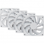 HYTE FA12, white case fan, 4-pack, 120 mm