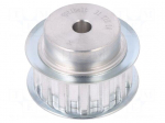 Belt pulley | T10 | W: 16mm | whell width: 31mm | &Oslash;: 42.7mm | aluminium
