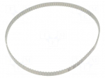Timing belt | AT5 | W: 10mm | H: 2.7mm | Lw: 600mm | Tooth height: 1.2mm
