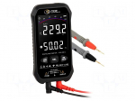 Digital multimeter | USB C | LCD 3,3" | VDC: 0&divide;1000V | VAC: 0&divide;1000V