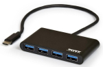 USB-jaotur 4 pordi USB 3.0 TYPE C