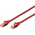 DIGITUS CAT 6 S/FTP &uuml;henduskaabel, 10 tk, 3m, red