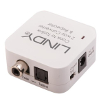 AV-signaali edastuss&uuml;steem Lindy koaksiaalne/optiline SPDIF konverter - 70411