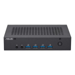 ASUS ExpertCenter PN43-SN100AD Intel N N100 4 GB DDR4-SDRAM 128 GB SSD Windows 11 Pro Miniarvuti Black
