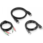 TRENDnet KVM kaablikomplekt DisplayPort 3,5mm USB 6 jalga 1,82m