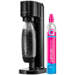 Sodastream Wassersprudler GAIA Black (Black, inkl. 1 PET-Flasche + 1 CO?-Zylinder)