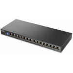 L&uuml;liti ZyXEL Zyxel GS1100-16ES Slimline 16-pordiline Gigabit - DIP valija Juhtimatu l&uuml;liti