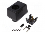 Enclosure: for power supplies | with earthing | X: 65mm | Y: 90mm
