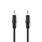 Cable iLike  Stereo audio kabelis 3 5 mm Male - 3 5 mm Male 3 0 m melns