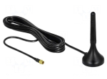 Antenna: communication | LTE,external | black | SMA | magnetic | male