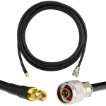 Rangeful RP-SMA Male / N Male 1m koaksiaalkaabel HF300 (vastab LMR300) HF300-RPSM-NM-1