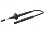 Test lead: single | 10A | banana plug 4mm,both sides | Urated: 1kV