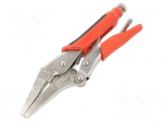 Pliers | Morse's,locking | 220mm | Mat: Chrom-vanadium steel