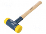 Hammer | 385mm | W: 135mm | 1085g | Size: 50mm | round | polyurethane