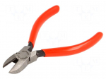 Pliers | side,cutting | PVC coated handles | Pliers len: 110mm