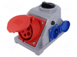 Connector: AC supply 3-phase | socket | female | 32A | 400VAC | IP44