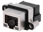 Socket | RJ45 | with LED | UL94V-0 | IP67 | THT | for panel mounting