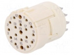 Connector: M23 | PIN: 19(3+16) | female | soldering | 100V | Inom 1: 10A