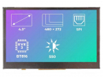 Display: TFT | 4.3" | 480x272 | Illumin: LED | Dim: 105.5x67.2x6.32mm