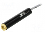 Module: laser | 1mW | red | dot | 650nm | 10&divide;30VDC | 30&divide;150mA