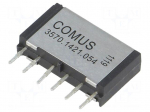 Relay: reed | DPST-NO | Ucoil: 5VDC | 500mA | max.200VDC | 10W | THT | SIP