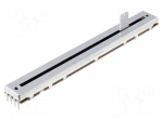 Potentiometer: slide | 10k&Omega; | 500mW | THT | &plusmn;20% | logarithmic | 200VAC
