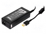 Power supply: switched-mode | 20VDC | 3.25A | Out: 11/4,5 | 65W | 0&divide;40&deg;C