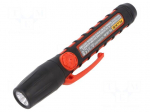 LED torch | 142x30x26mm | Features: waterproof enclosure | 40g | IP67