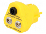 Earthing plug | ESD | 1M&Omega;