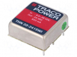 Converter: DC/DC | 20W | Uin: 9&divide;36V | 24VDC | Iout: 833mA | 1"x1" | 15g