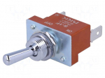 Switch: toggle | Pos: 2 | SPST | ON-OFF | 15A/125VAC | S | -10&divide;70&deg;C