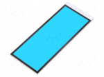 Backlight | LED | Dim: 99x38.1x2.5mm | blue | 88.5x32.75mm | 145cd/m2