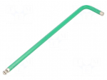 Wrench: hex key | spherical | HEX 5mm | Overall len: 163mm