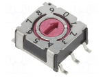 Encoding switch | DEC/BCD | Pos: 10 | SMD | Rcont max: 80m&Omega; | P36