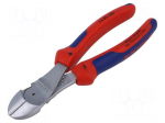 Pliers | side,cutting | high leverage | 180mm