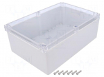 Enclosure: multipurpose | X: 160mm | Y: 240mm | Z: 90mm | polycarbonate